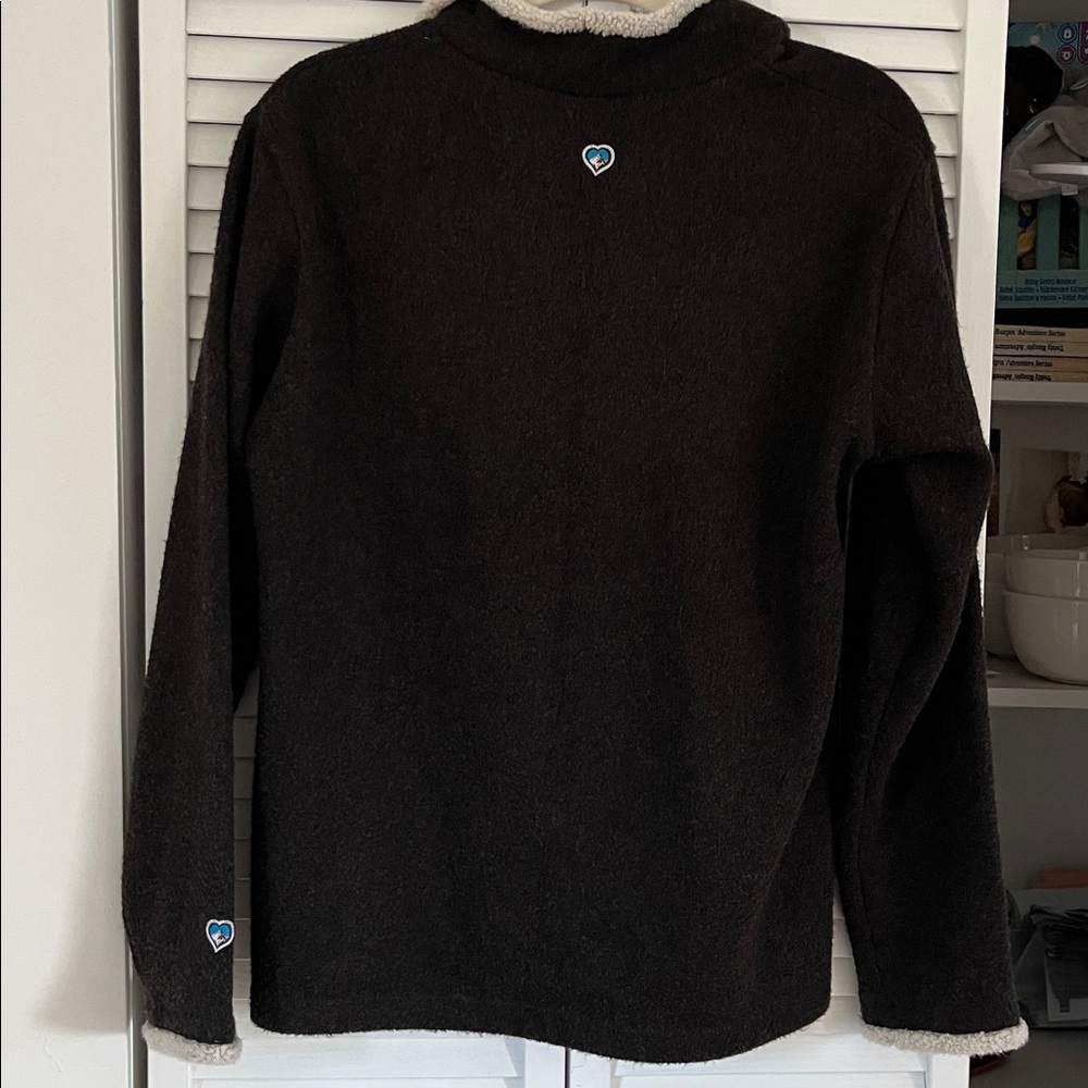 Kuhl Alfpaca 1/4 Zip Pullover Sz Large Brown - Picture 3 of 4